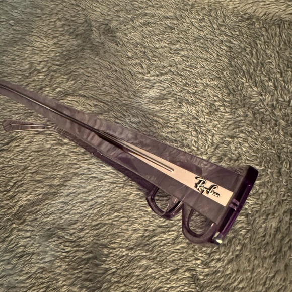 Purple, square Ray Ban sunglasses. Excellent condition. - Picture 3 of 6